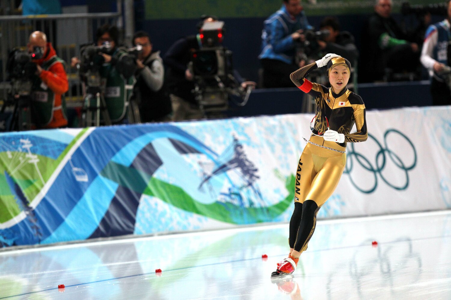 1500mのレースを終えて、悔しい表情を見せる高木美帆　©︎Koji Aoki/AFLO SPORT