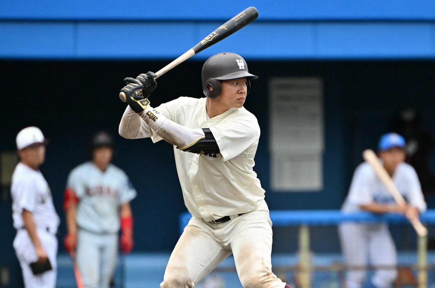 貴重な「打てるキャッチャー」でもある印出だったが…　©Hideki Sugiyama