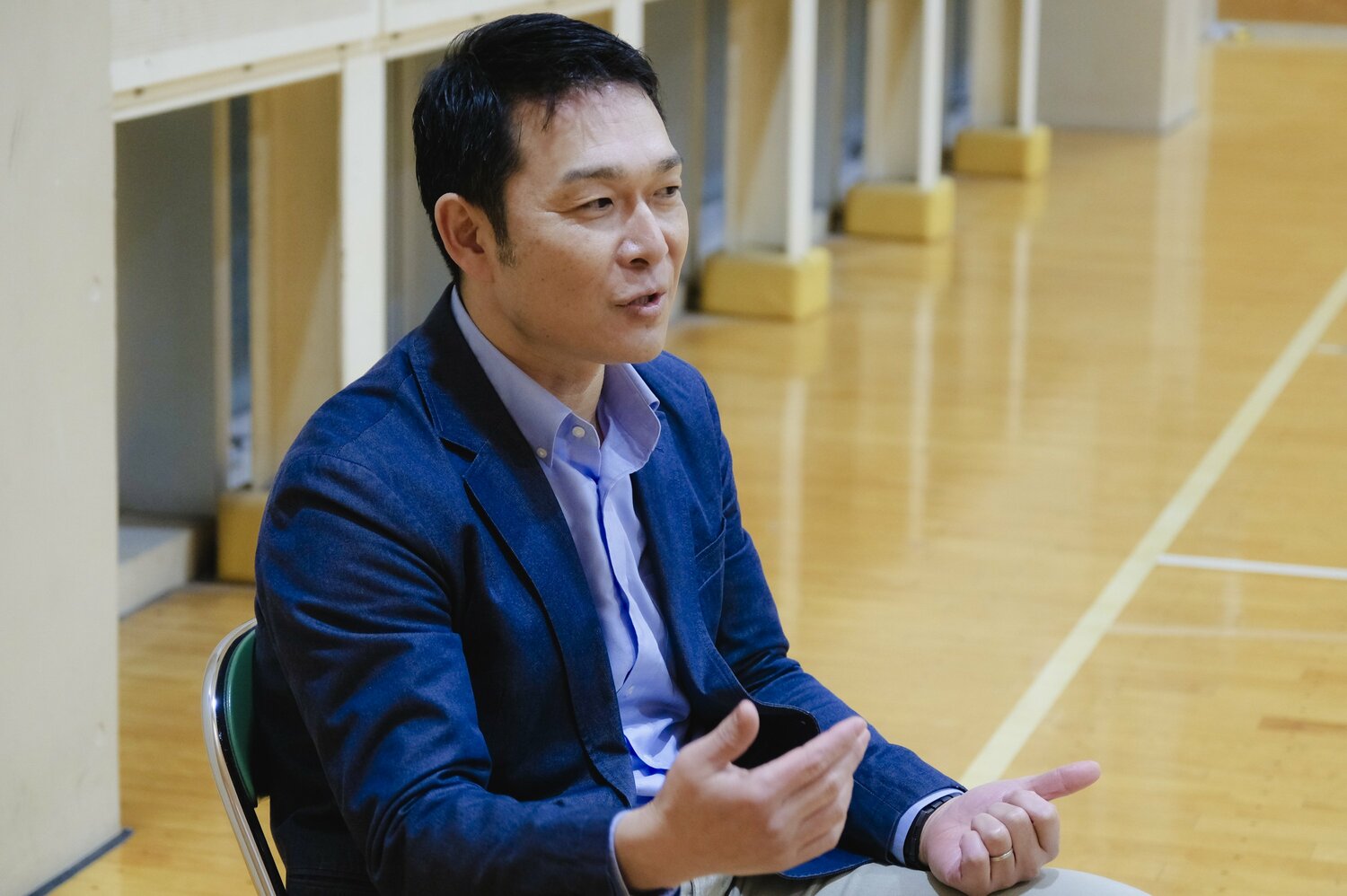 「本気でやらないならコーチはできない」と伝えていたという若生コーチ　©Wataru Sato