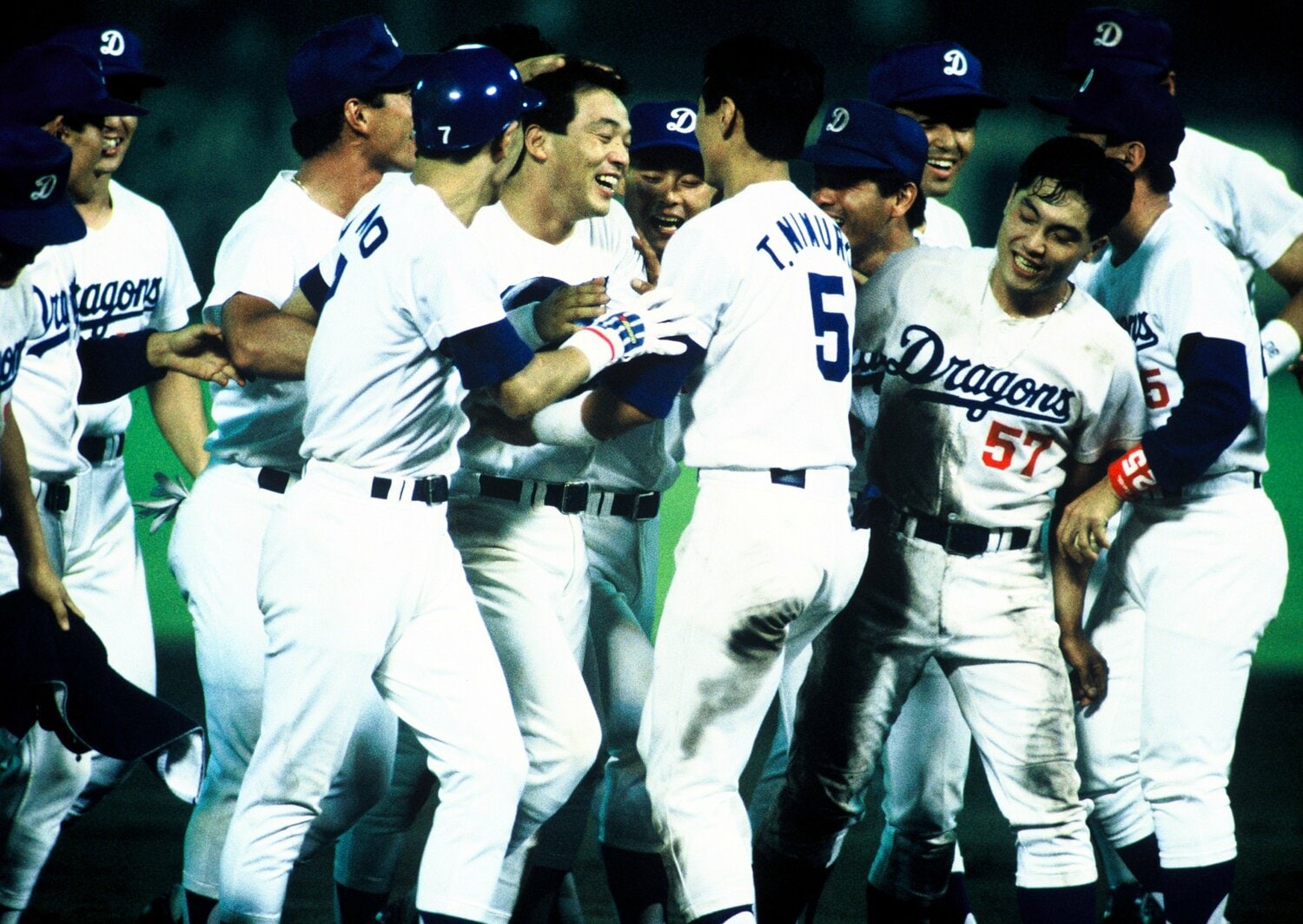 1988年の落合博満　©Sports Graphic Number