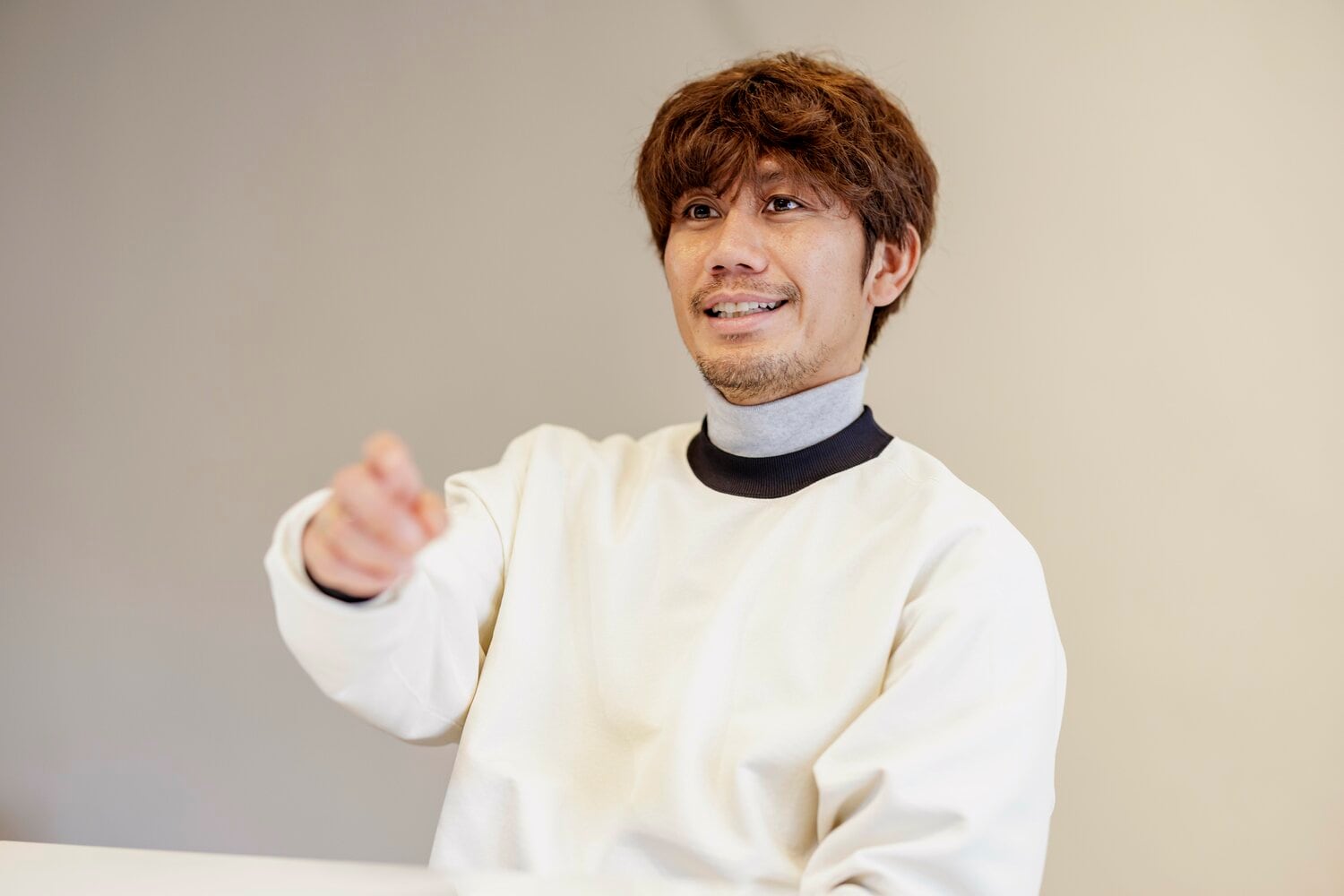 インタビューに応じてくれた柏木は、明るい表情で様々な“打ち明け話”をしてくれた　©Kiichi Matsumoto