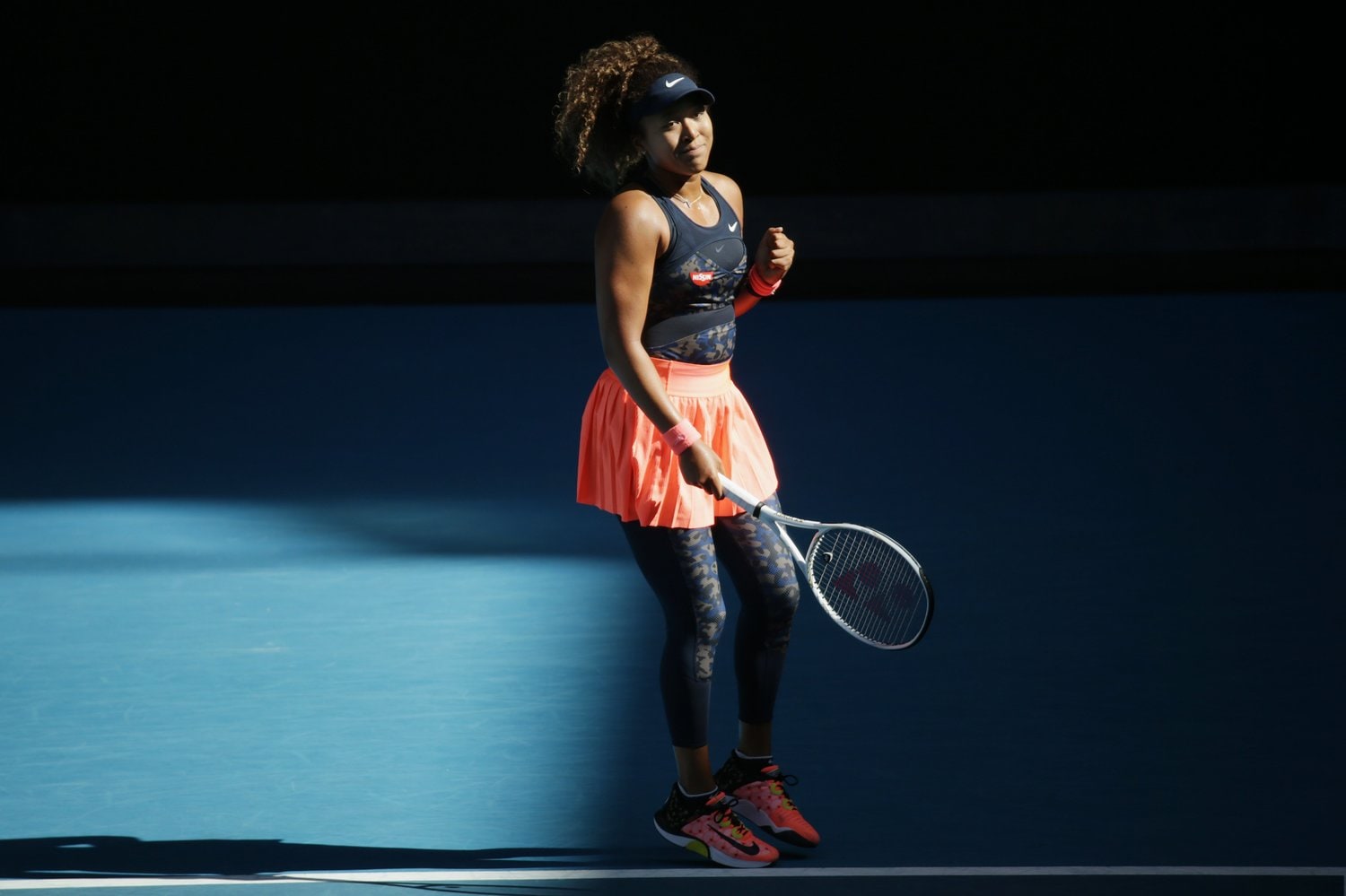 難しい展開にも安定したプレーでしっかりとストレート勝ちした©Hiromasa Mano