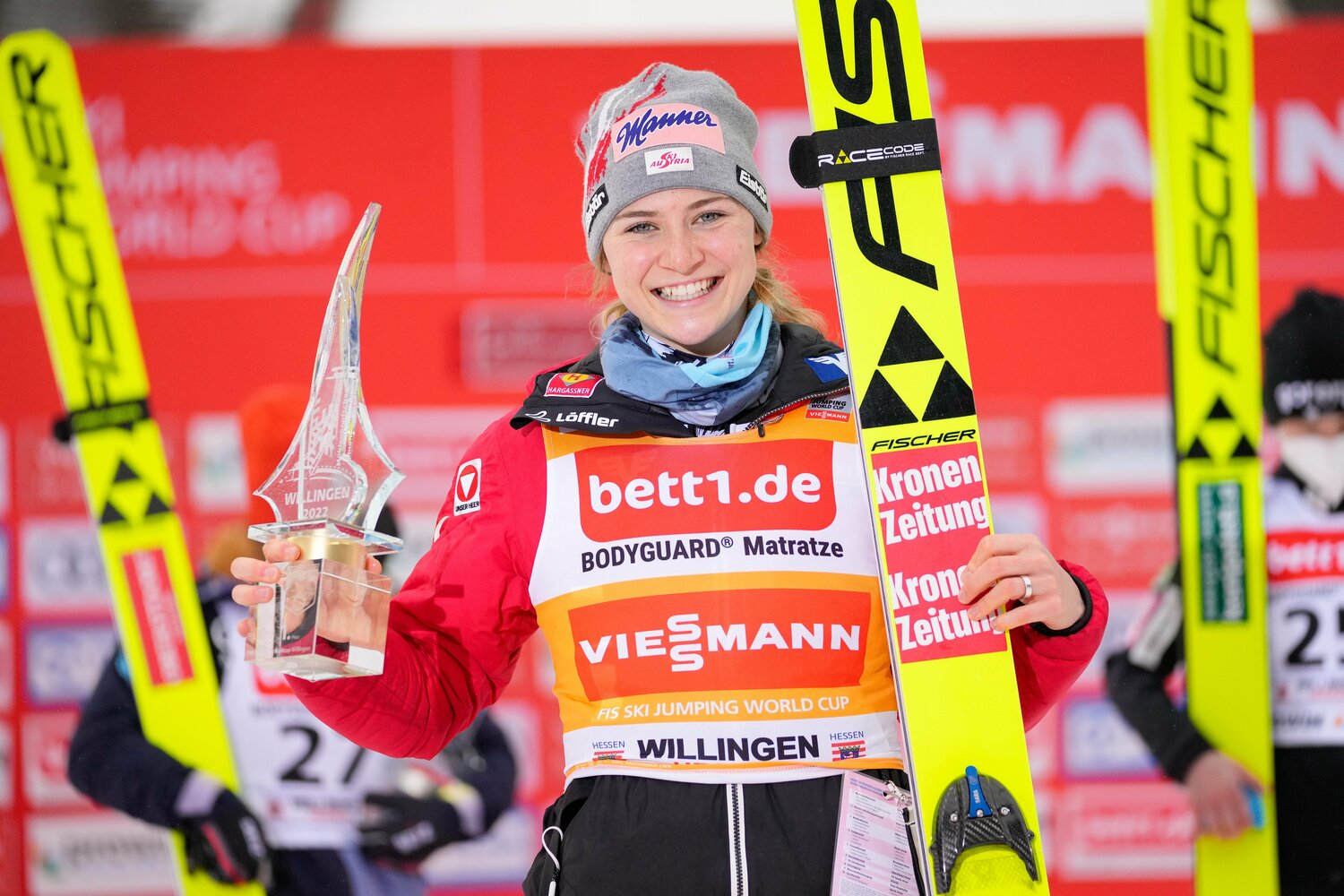 本番直前のPCR検査で陽性反応が出てしまったスキージャンプ女子のマリタ・クラマー　©Getty Images