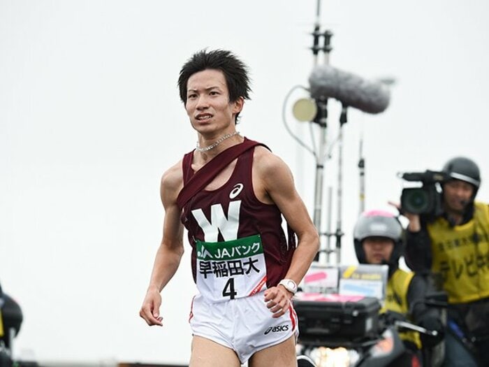 早稲田は5区山上りで勝負！山本修平が2年分の意地を見せる。＜Number Web＞ photograph by Nanae Suzuki