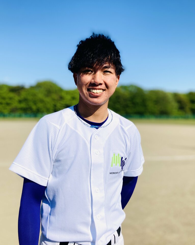 盛岡大学で野球を続ける今野聡太　©Yoshiaki Matsumoto