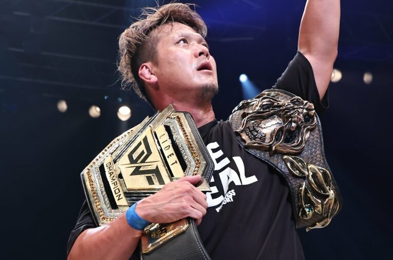 5年に及ぶ欠場期間を経てリング復帰を果たしたフジタ“Jr”ハヤト ／ photograph by GLEAT