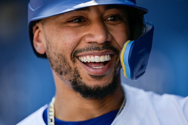 【他媒体でなかなか見られないドジャースナインのカッコイイ雄姿】 ／ photograph by Nanae Suzuki