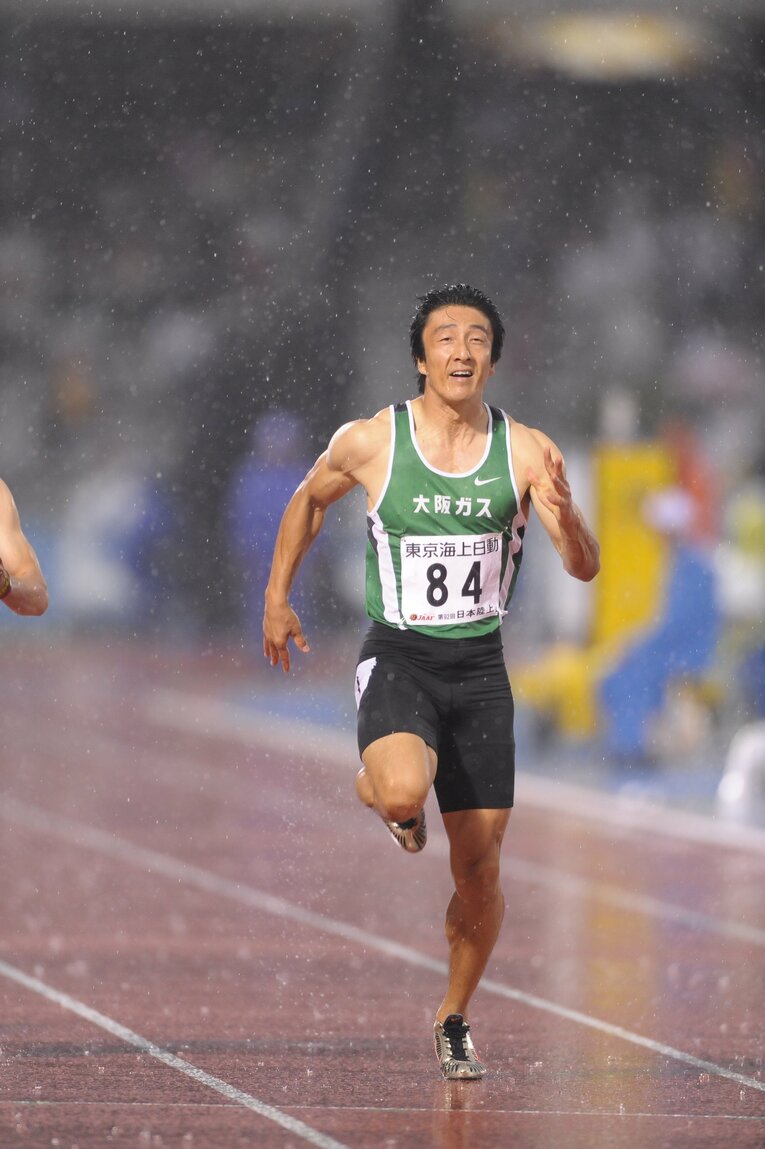 2008年撮影の朝原宣治　©Toshiya Kondo