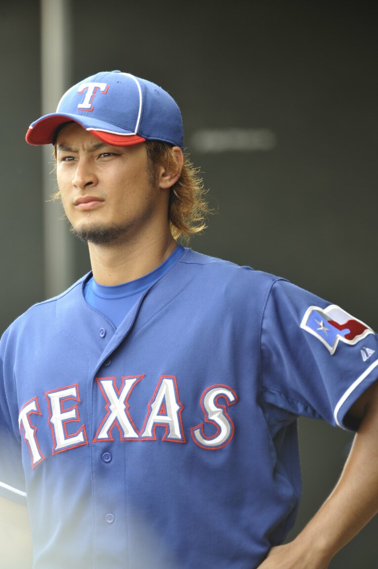 レンジャーズ時代のダルビッシュ　©Naoya Sanuki