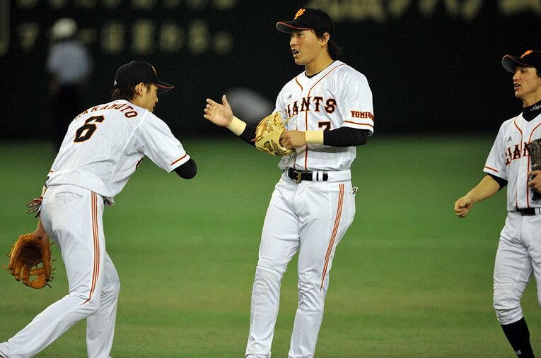 坂本勇人、長野久義 ／ photograph by Hideki Sugiyama