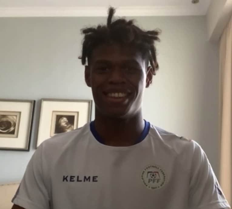 フィリピン代表合流後、インタビューに答えてくれたタビナス・ジェファーソン