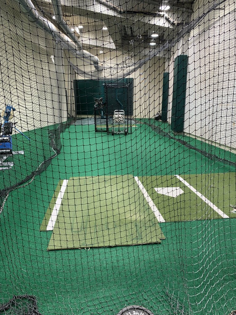 【エンゼルスタジアム】室内打撃練習場