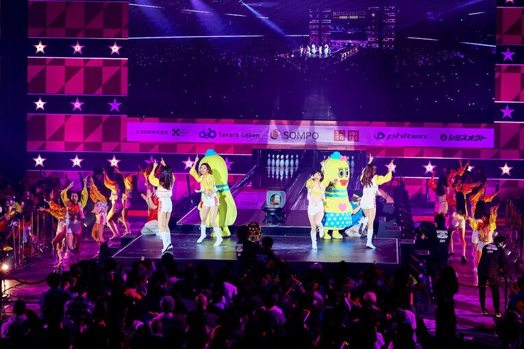 ハーフタイムショーの様子　©Kayo Sekiguchi