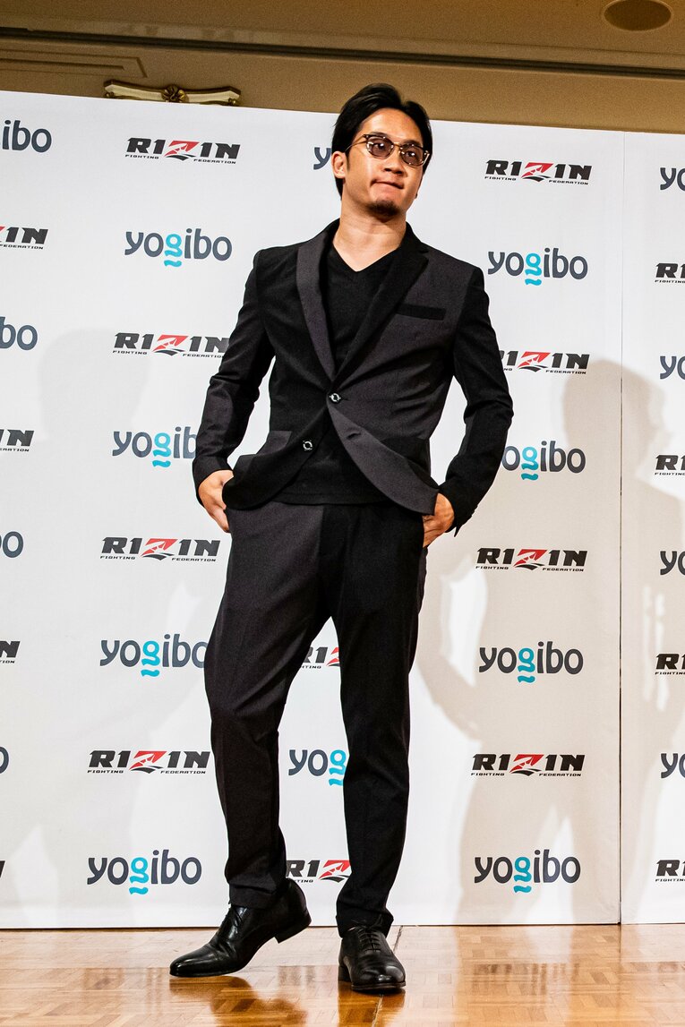 2021年5月、東京ドーム開催の『RIZIN.28』の会見に出席　©RIZIN FF Susumu Nagao