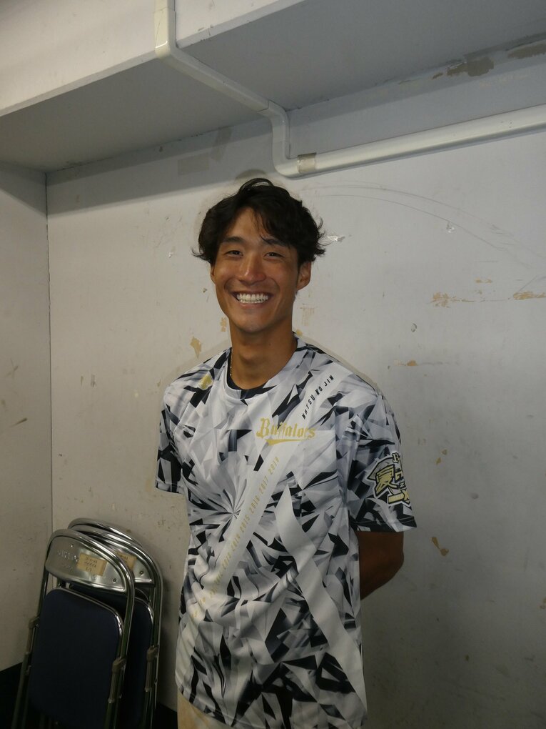 オリックス時代の吉田雄人（2018年、筆者撮影）