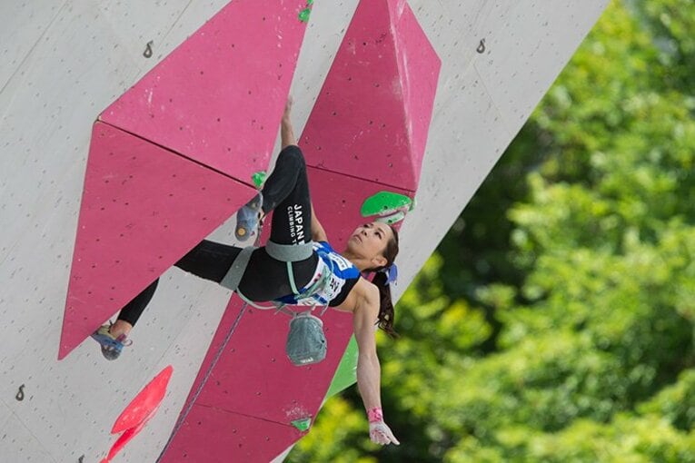 惜しくも表彰台は逃したが日本女子最上位となった野口啓代。