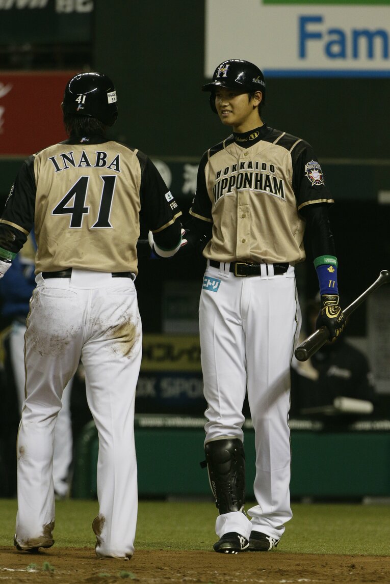 2013年3月29日、大谷翔平のプロデビュー戦（vs西武）©︎Shigeki Yamamoto