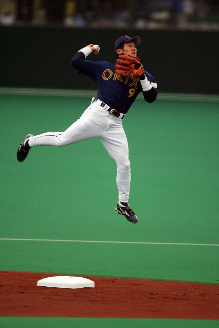 オリックス時代の平野氏の華麗な守備　©Hideki Sugiyama