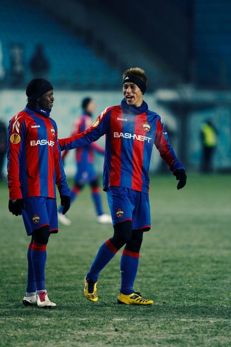 ELを戦った頃の本田　©Takuya Sugiyama