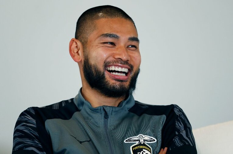 2月27日に28歳になった中村航輔　©Daisuke Nakashima