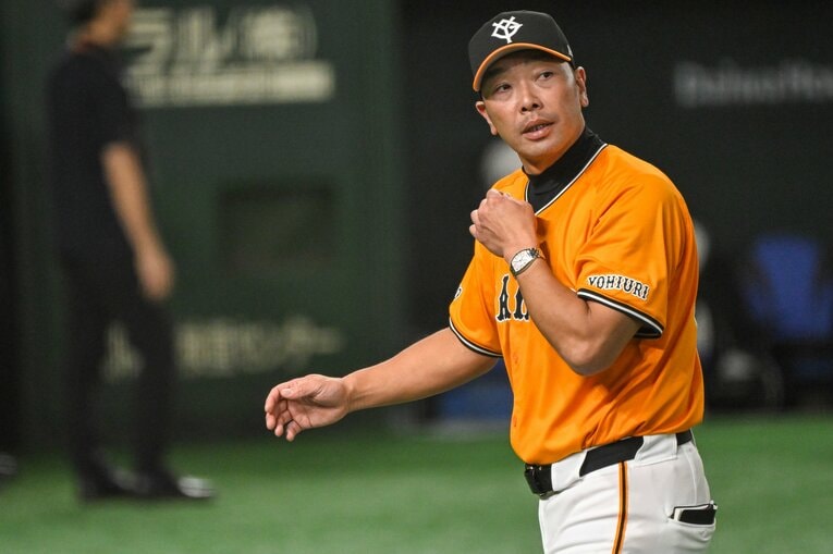 阿部慎之助監督も巨人一筋の捕手生活だった　©︎Nanae Suzuki