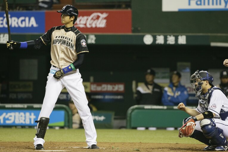 2013年の大谷　©Sports Graphic Number