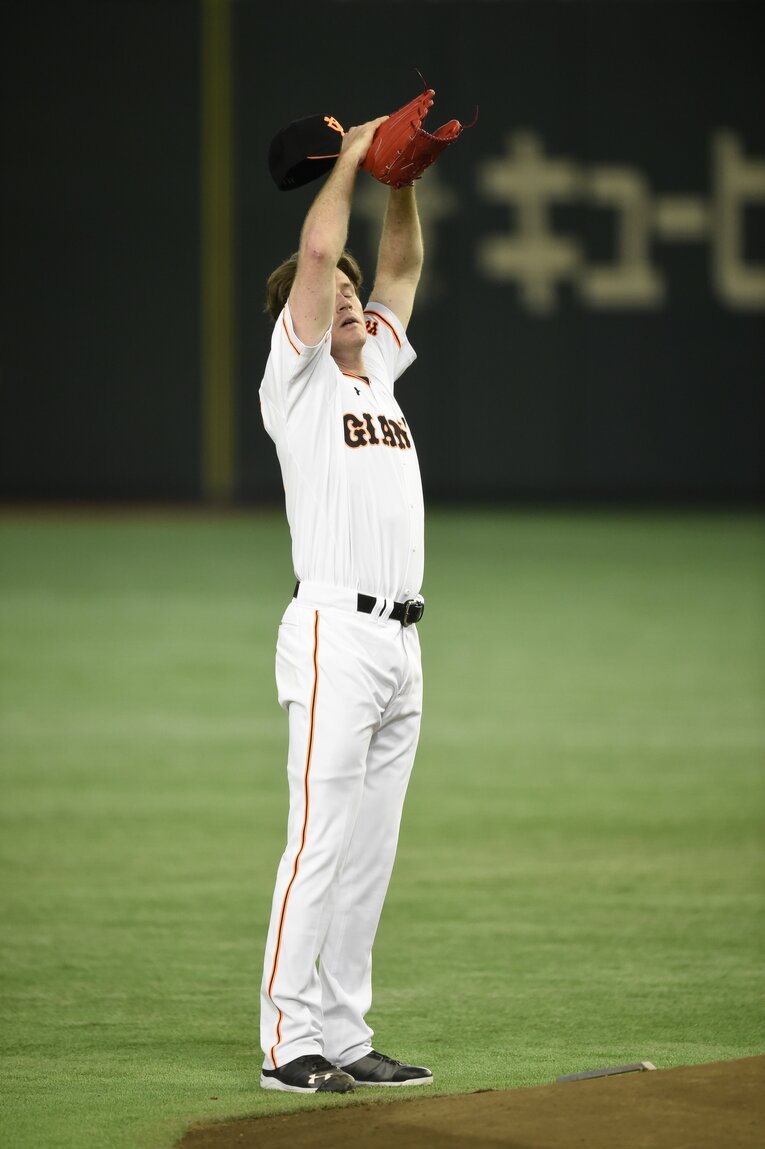 巨人時代のマイコラス　©Hideki Sugiyama