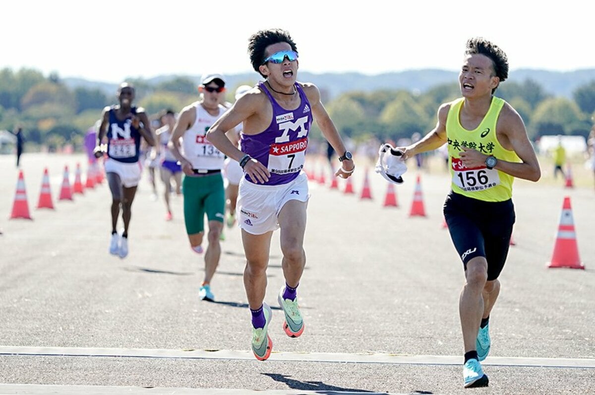 箱根駅伝予選会で圧勝〉明治大監督が選手に伝えていた“幻のオーダー”「出雲駅伝に出ていたら上位3番には入っていた」（2／4） - 駅伝 - Number  Web - ナンバー