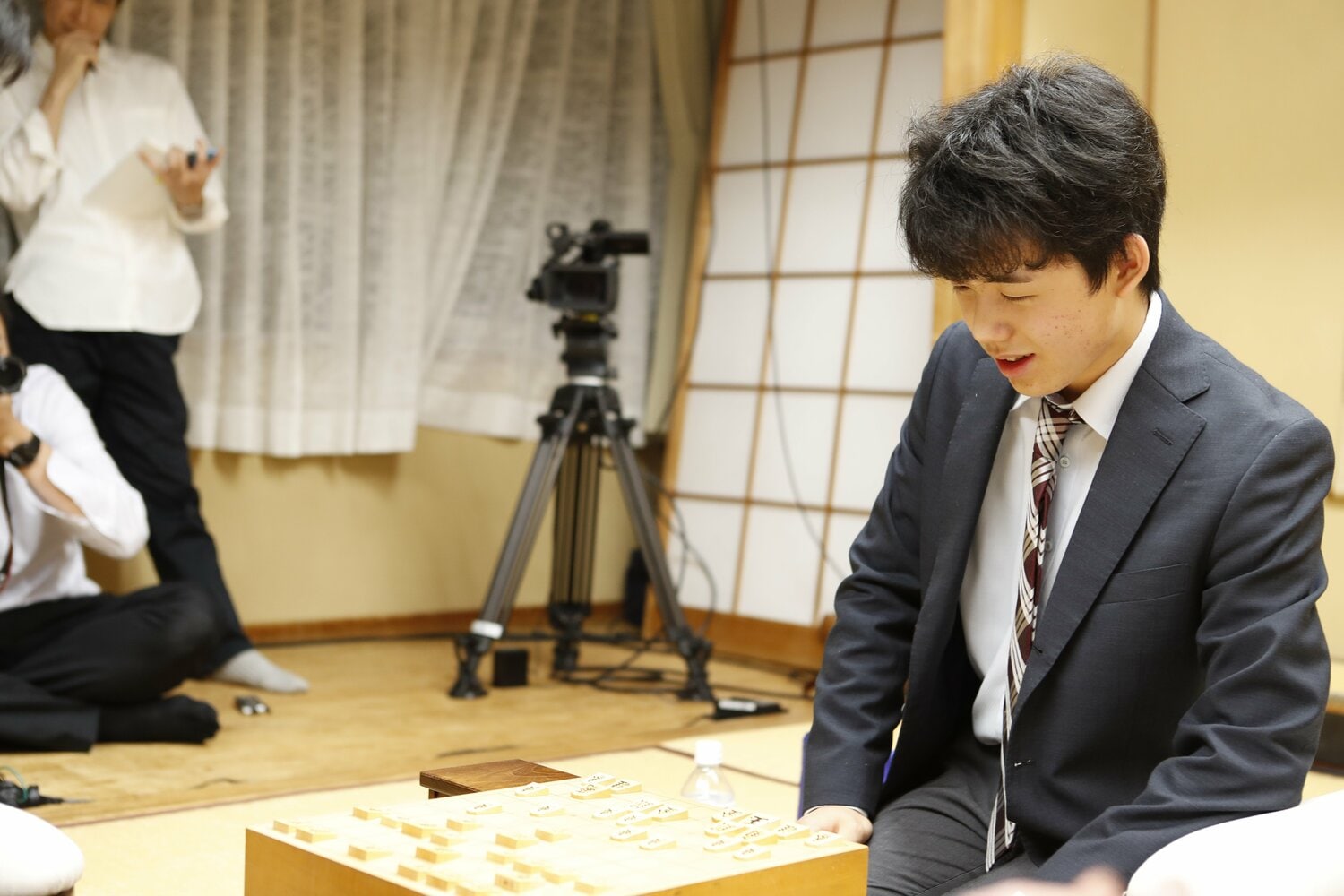 2017年6月の藤井（当時14歳）　©Tadashi Shirasawa