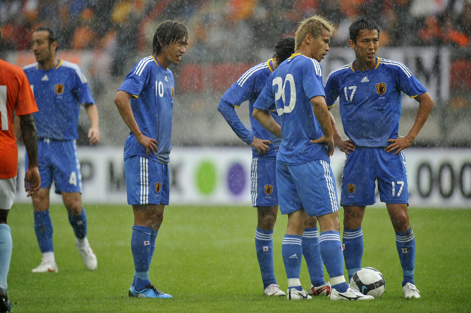 20０9年秋、欧州遠征のオランダ戦　©Takuya Sugiyama