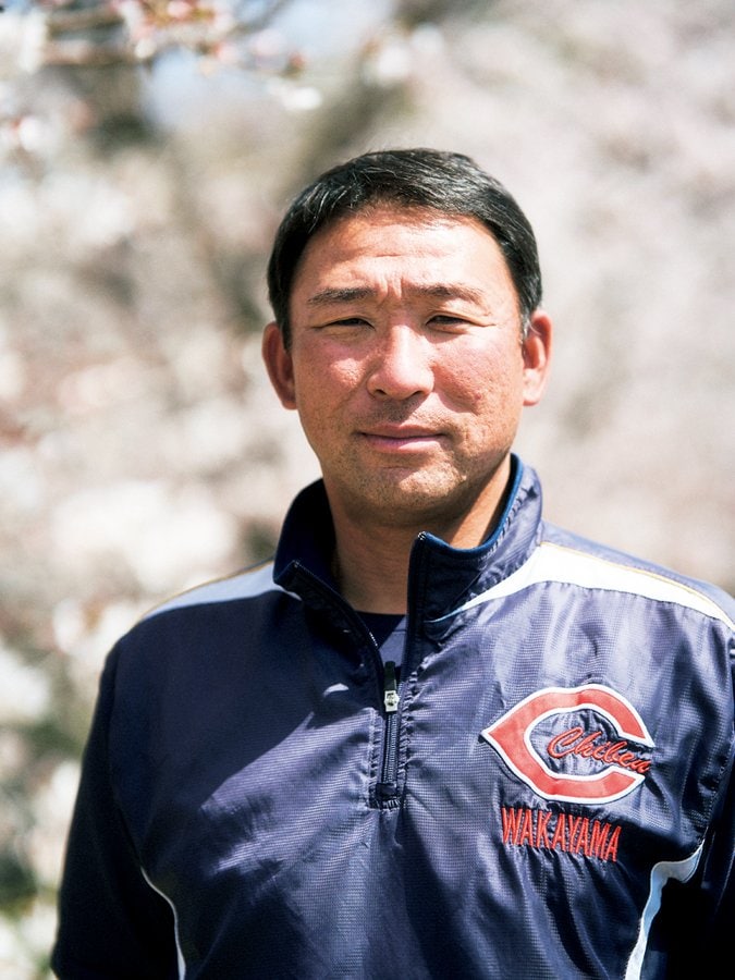 中谷仁(なかたに・じん)1979年5月5日、和歌山県生まれ。'97年夏、主将・捕手として智辯和歌山高の甲子園優勝に貢献。卒業後、ドラフト1位で阪神入団。'06年に楽天へ移籍。'12年は巨人に在籍し、同年10月に現役引退。'18年に母校・智辯和歌山高の監督に就任。'21年、夏の甲子園を制した ©︎Yuki Suenaga