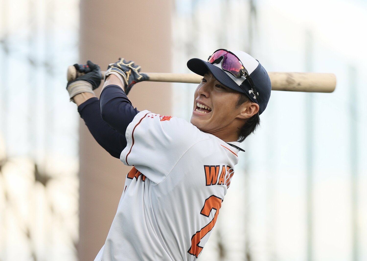 ドラフト目玉ベスト3　外野手編【1】ENEOS・度会隆輝（183cm83kg・右投左打）　©JIJI PRESS