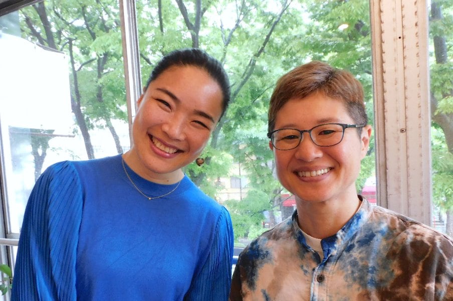 世界5階級制覇の“レジェンド”藤岡奈穂子がシュートボクシング高橋藍と“結婚式”…出会いと絆「同性婚」を語る「どんな反応が来るか心配でしたが…」＜Number Web＞ photograph by Haruka Sato