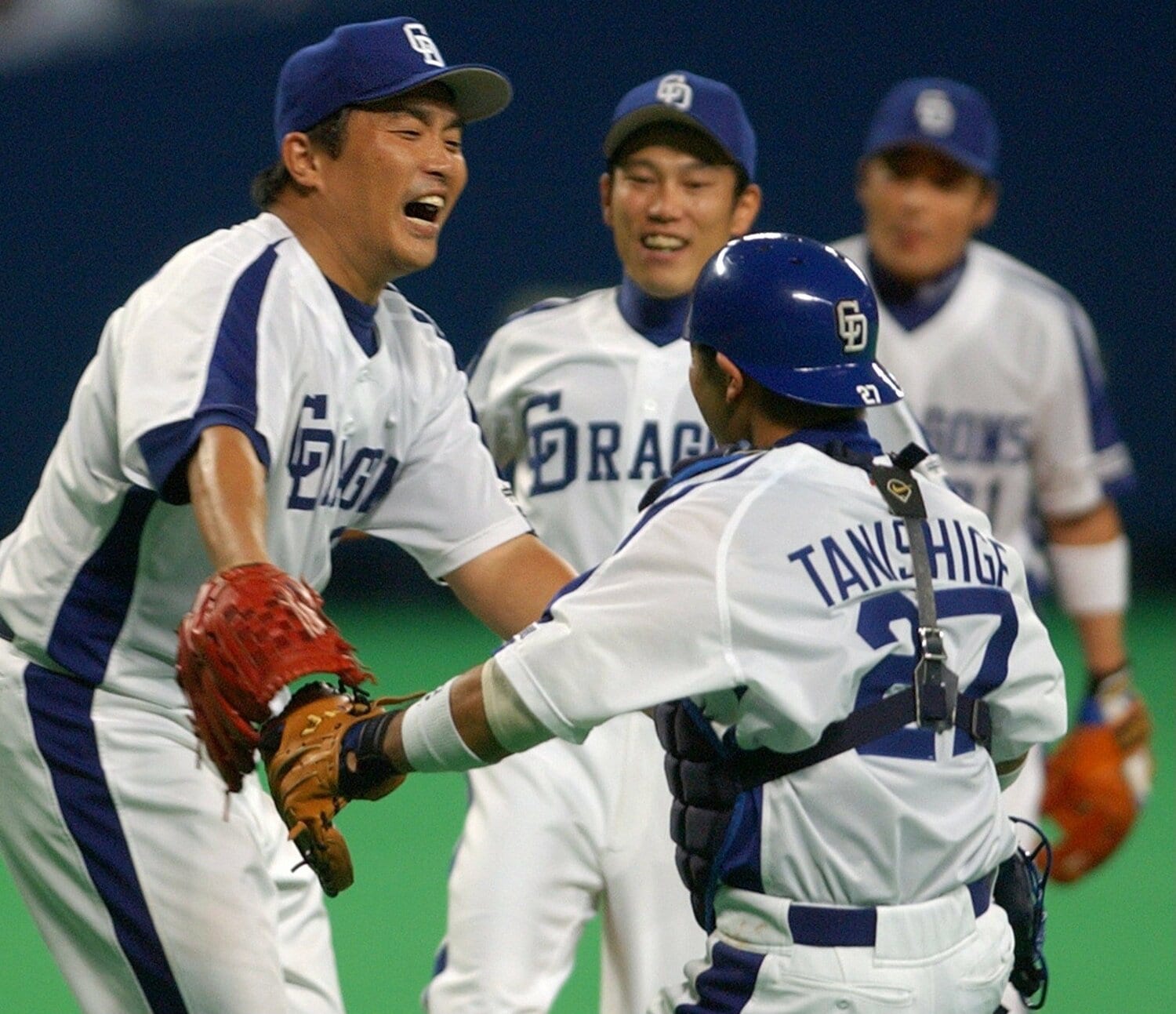 今も最年長記録として残る41歳でのノーヒットノーランの達成は2006年のこと。チームのリーグ優勝も引き寄せた　©JIJI PRESS