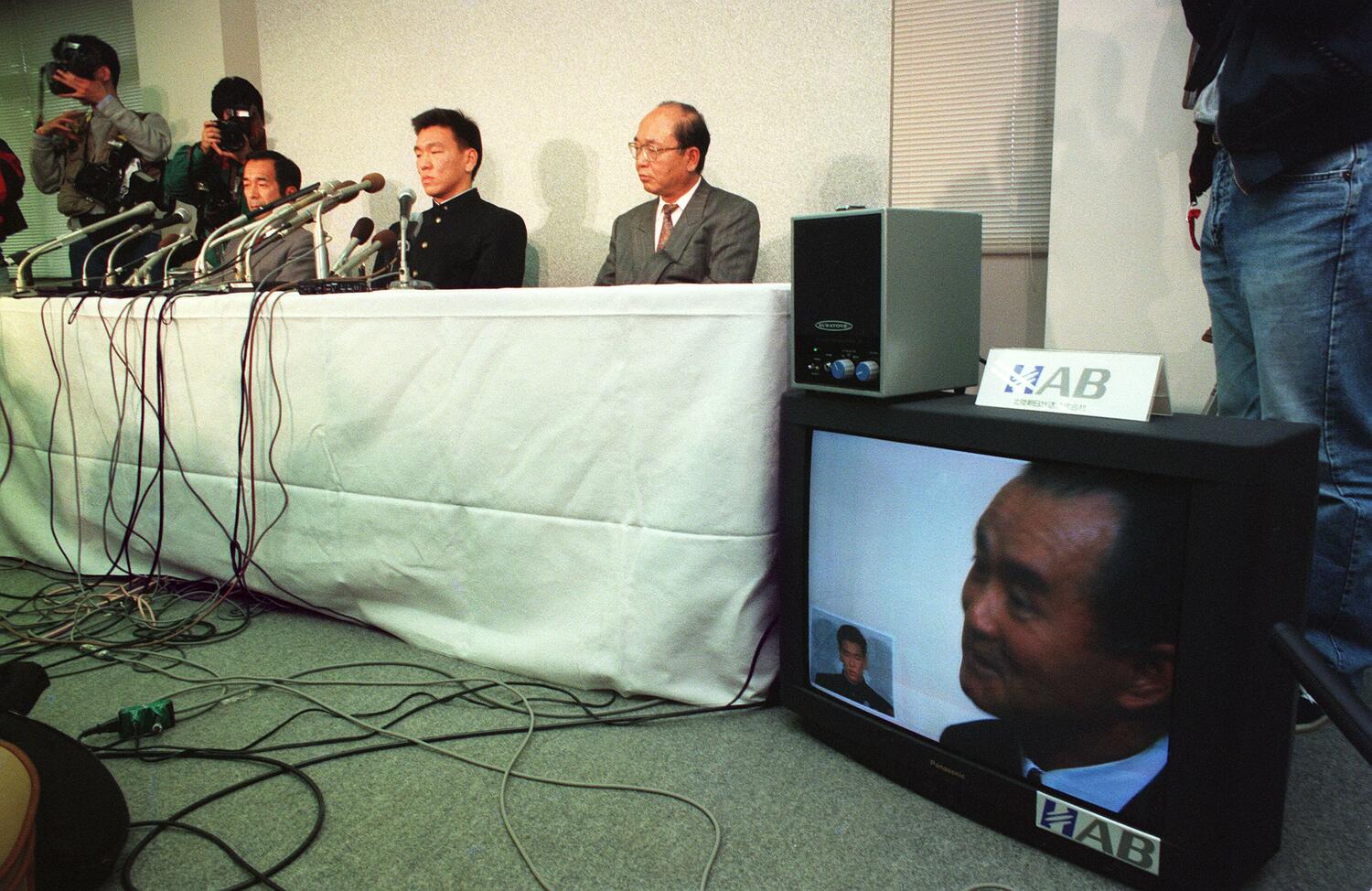 当日は150人もの報道陣が松井を目当てに訪れていたが…　©JIJI PRESS