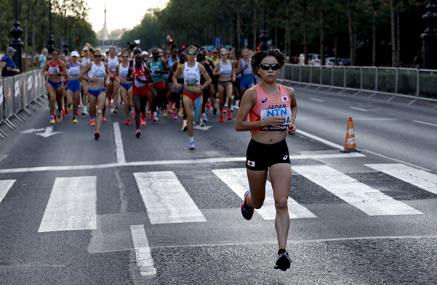 ブダペスト世界陸上ではスタートから積極的なレースを見せた　©JIJI PRESS