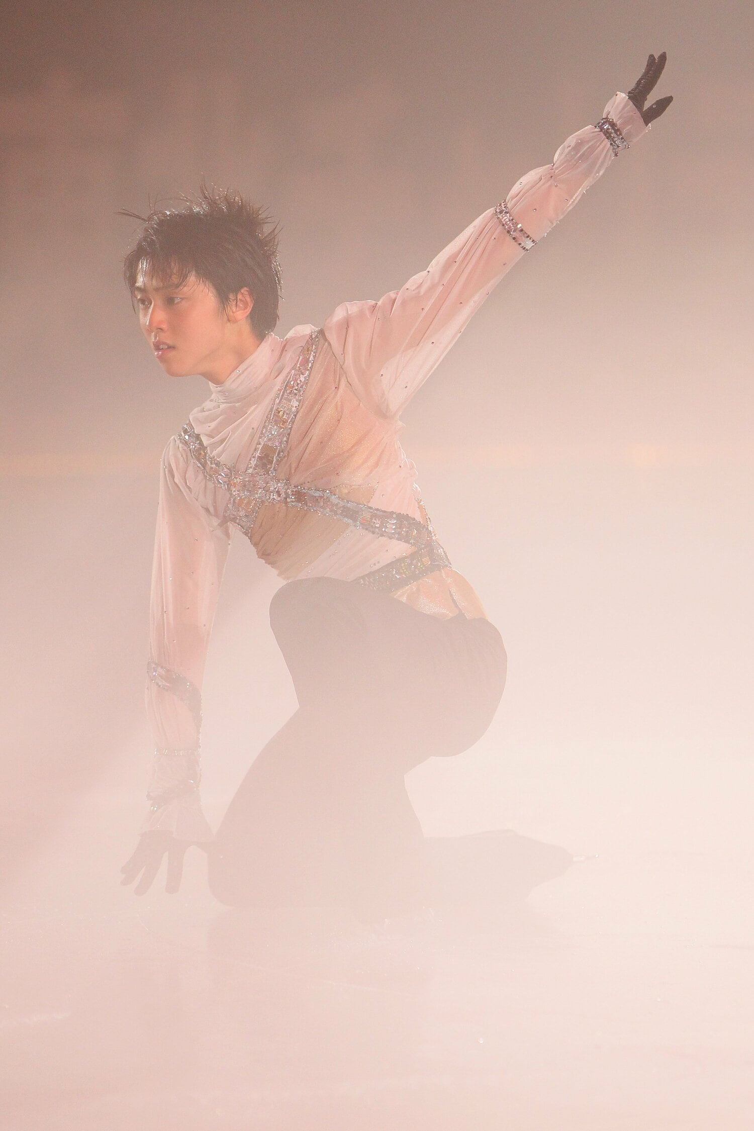 2011年7月27日、「THE ICE」東北チャリティー公演での羽生結弦　©AFLO