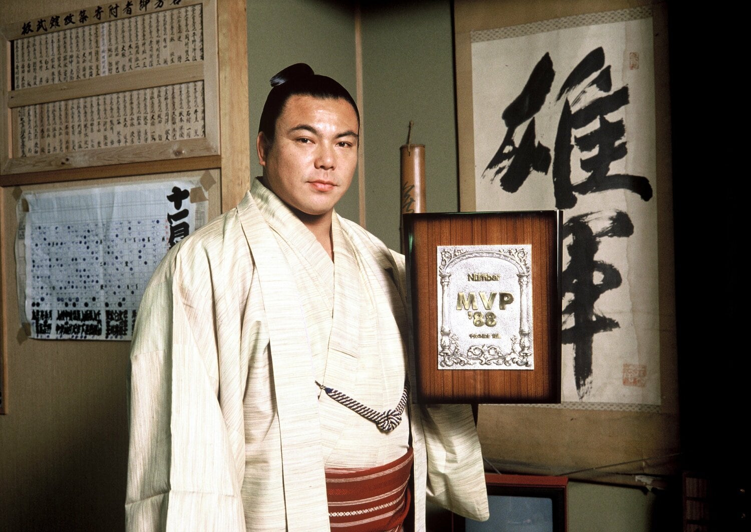 53連勝を記録した1988年には「Number MVP賞」にも輝いた　©Sports Graphic Number