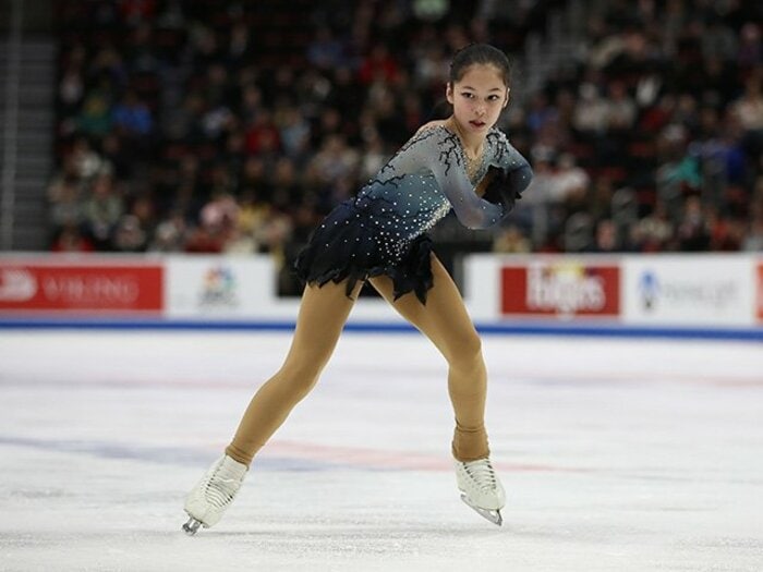 13歳で全米制覇のアリサ・リュウ。フィギュア界に新たなスター誕生か。＜Number Web＞ photograph by Gregory Shamus/Getty Images