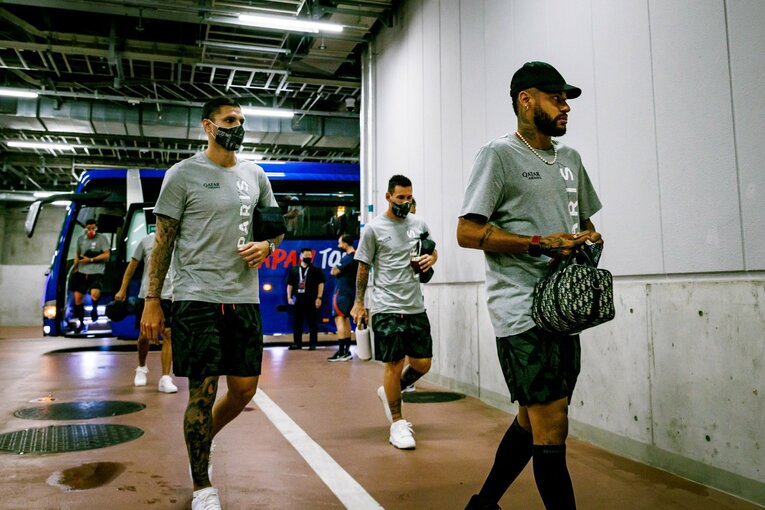 日本ツアーでのネイマール　©Sports Graphic Number