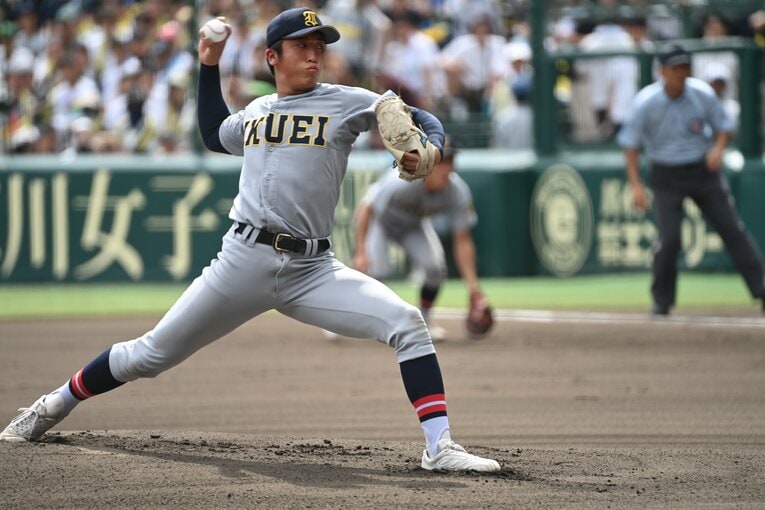 決勝戦では慶応・丸田に衝撃の先頭打者ホームランを浴びた　©️Naoya Sanuki