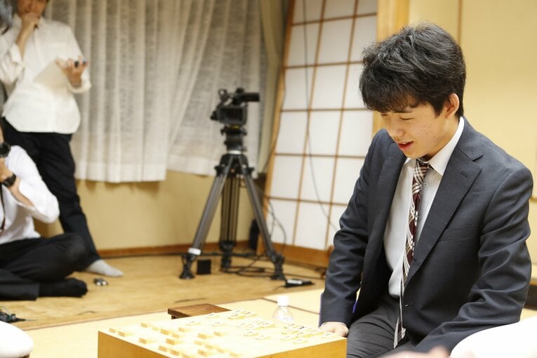 2017年6月の藤井（当時14歳）　©Tadashi Shirasawa