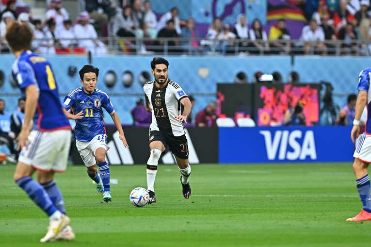 “嫌らしい”プレーが光ったドイツ代表MFイルカイ・ギュンドアン　©︎Takuya Kaneko/JMPA