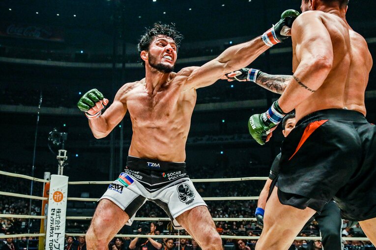 ライト級トーナメントではアゼルバイジャン出身のトフィック・ムサエフが優勝　©RIZIN FF Susumu Nagao