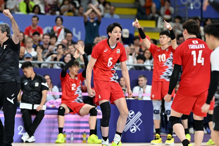 山内晶大（パリ五輪 ドイツ戦）©︎Naoya Sanuki/JMPA