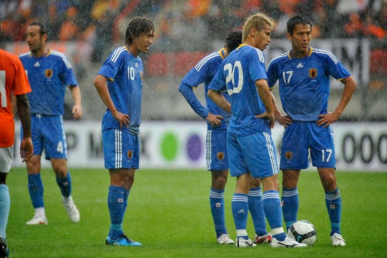 20０9年秋、欧州遠征のオランダ戦　©Takuya Sugiyama