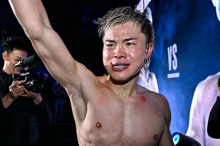 ジェーソン・モロニーに判定勝ちを収めた那須川天心（26歳） ／ photograph by Hiroaki Yamaguchi