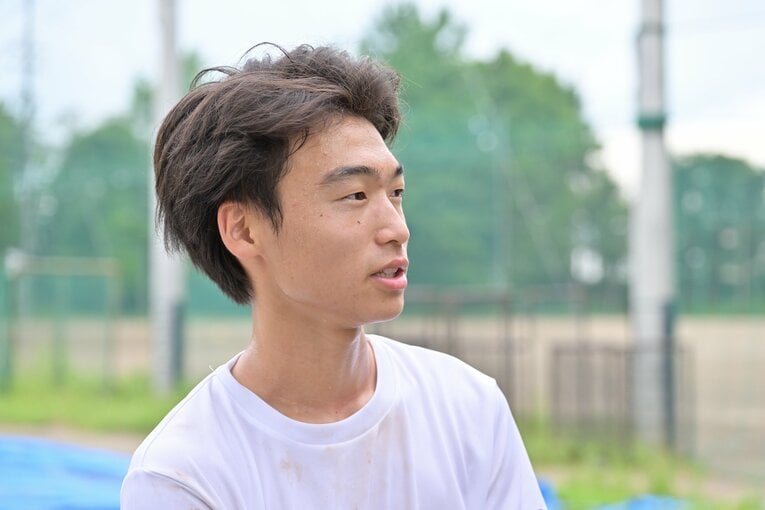 【2024年撮影】現在、桐朋高3年生の吉澤登吾は800ｍのU20日本選手権の王者だ　©Hideki Sugiyama