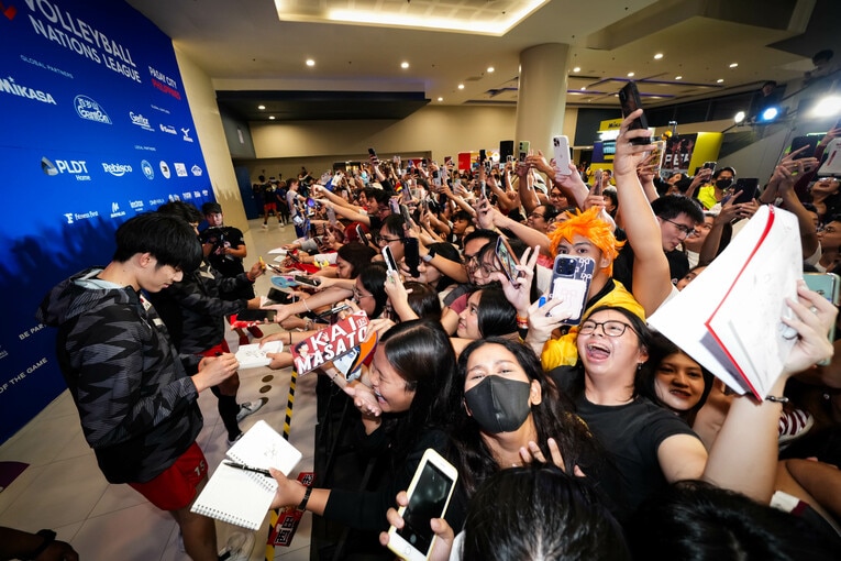 VNLオランダ戦　©︎Volleyball World