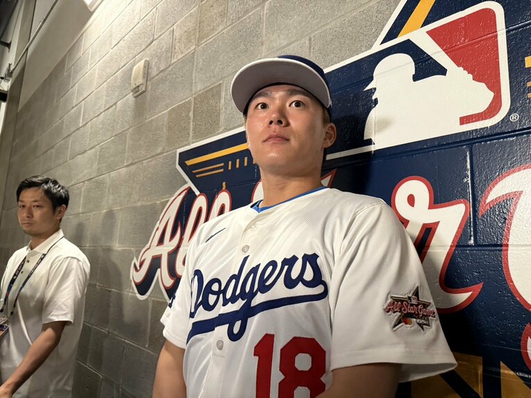 【番記者が撮った“テレビに映らない大谷とドジャース取材風景”】　©Naoyuki Yanagihara